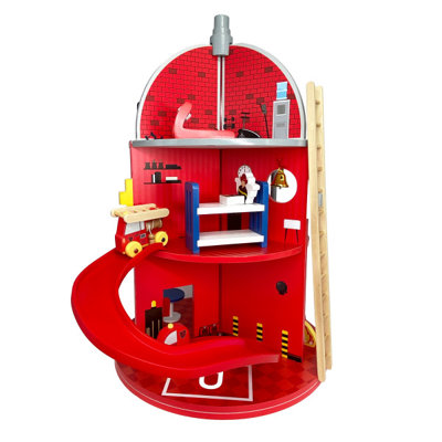 Teamson Kids Fire Station Play Carts & Stands