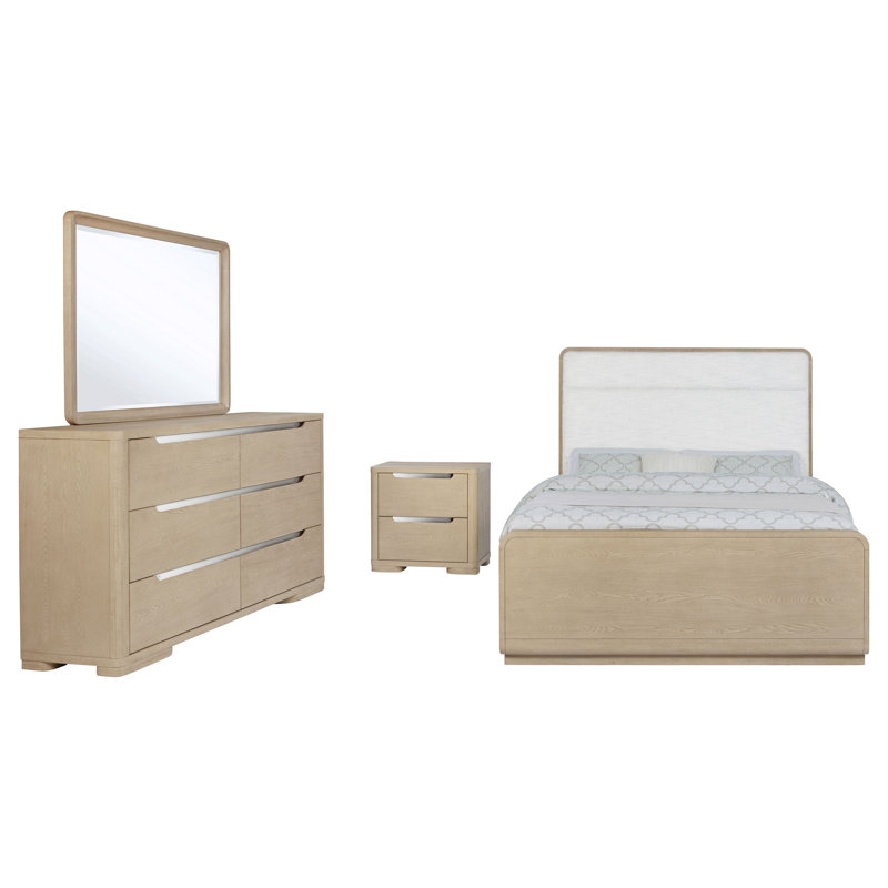 Earley 4-piece Queen Bedroom Set Light Elm, Queen