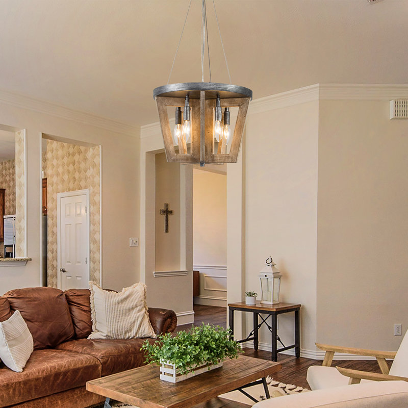 Turman 5 - Light Lantern Geometric Chandelier
