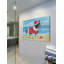 «Santa at the Beach» par Eyre Tarney - reproduction sur toile-21594213