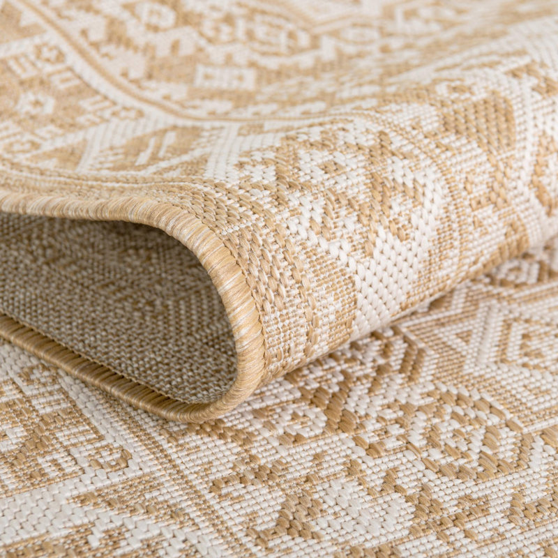 Tapis intérieur / extérieur Danera Southwestern, Octogone 5 pi 3 po x 5 pi 3 po