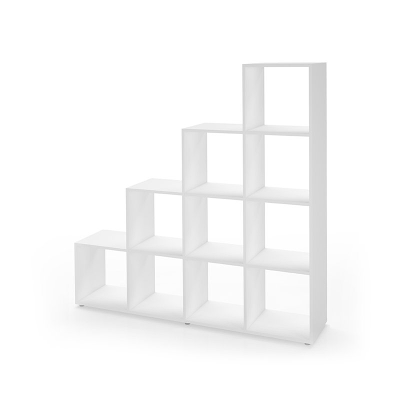 Zenobius Bookcase, White