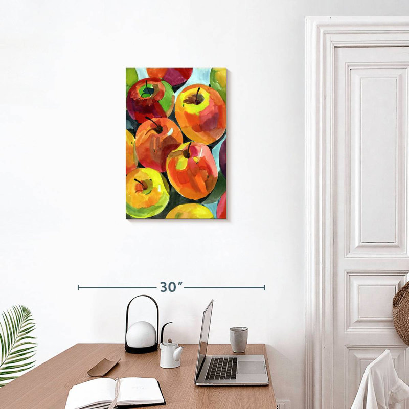 Yarlin Still Life Apples, 24" H x 16" W
