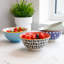 KitchenCraft Light Grey Pattern Ceramic Bowls
