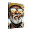 Fashion Old Man avec cigare et lunettes de soleil
