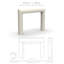 Encadrement de foyer en pierre avec foyer Bullnose Aspen-104234575-103685841