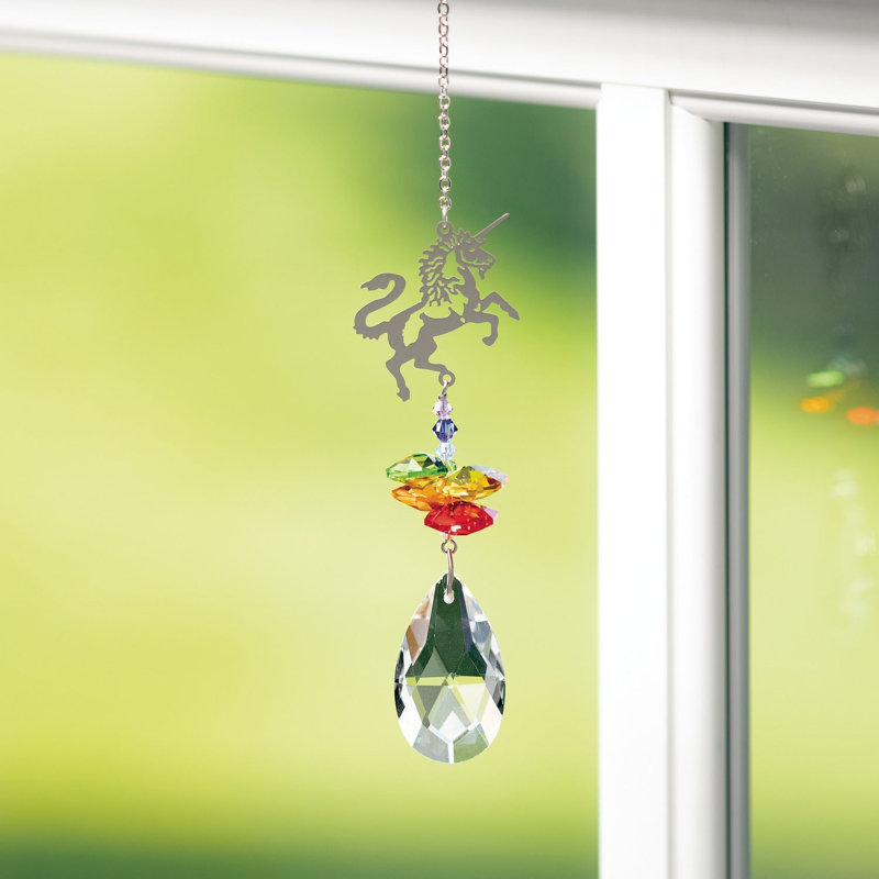 Cristal fantaisie licorne
