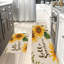 Hello Sunflower, 2 tapis de cuisine antidérapants