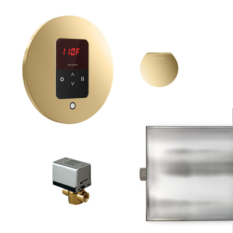 Steam Generator Control, Polished Brass