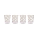 Blue Check Acrylic Tumblers