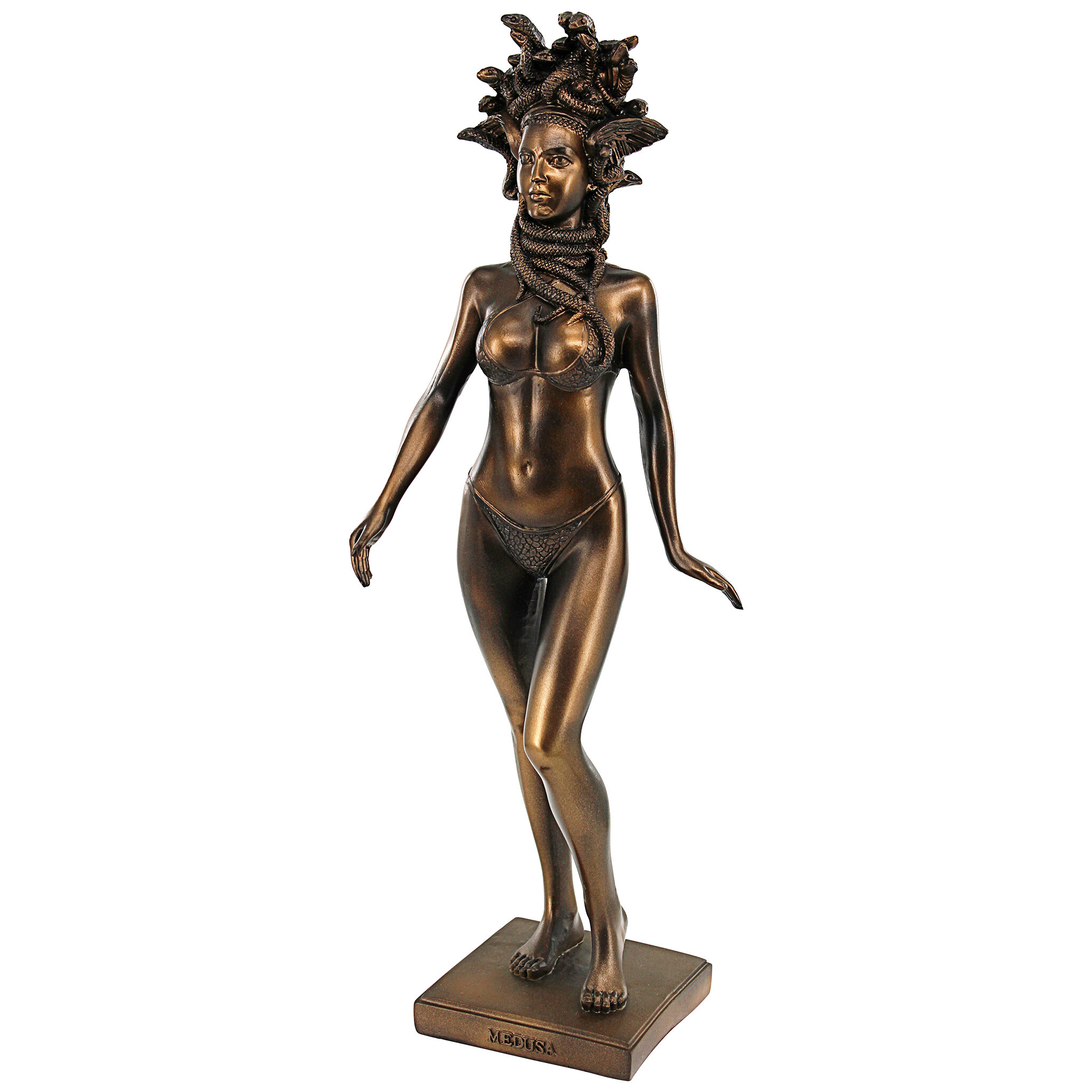 Léopard Figurine Métal  Médusa - Ma statue déco