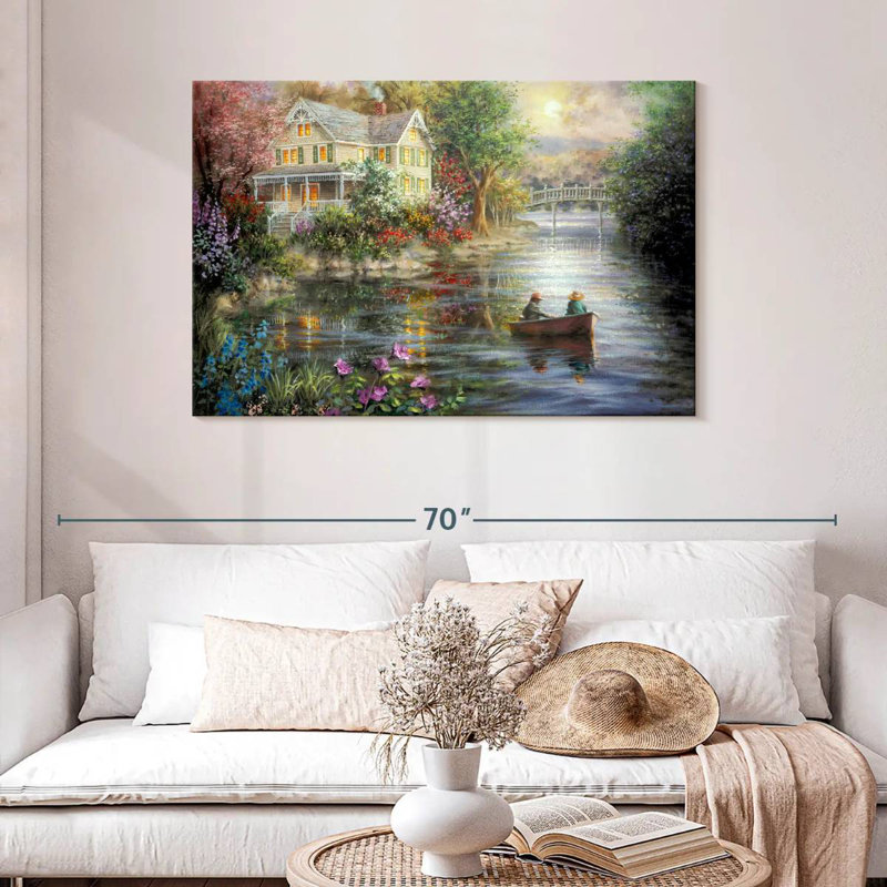Lilie The Evening Reflections, 30" H x 45" W