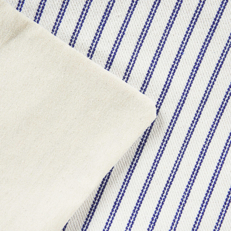 Striped Pillow Cover, Blue