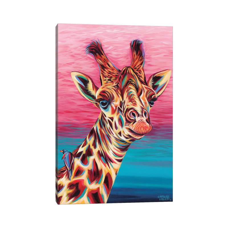 Sky High Giraffe I by Carolee Vitaletti - Wrapped Canvas Gallery-Wrapped Canvas Giclée, 66.04 cm H x 45.72 cm W