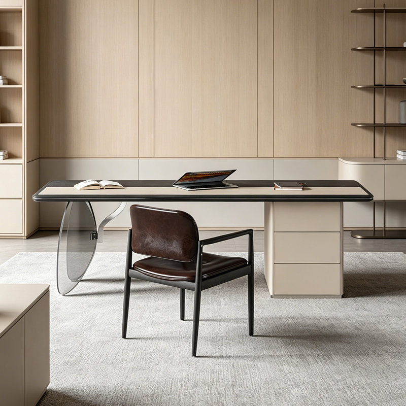 Bureau d'ordinateur Minimalist Creative, 29.53" H x 86.61" W x 31.5" D