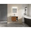 Meuble-lavabo mural avec lavabo en céramique blanche et porte à fermeture en douceur-1269688364