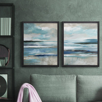 " Distant Drama I " 2 - Pieces Painting Print