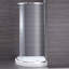 Ensemble de douche ronde réversible avec cadre Breeze l 40,08 po x P 40,08 po x H 76,97 po Breeze-117444999