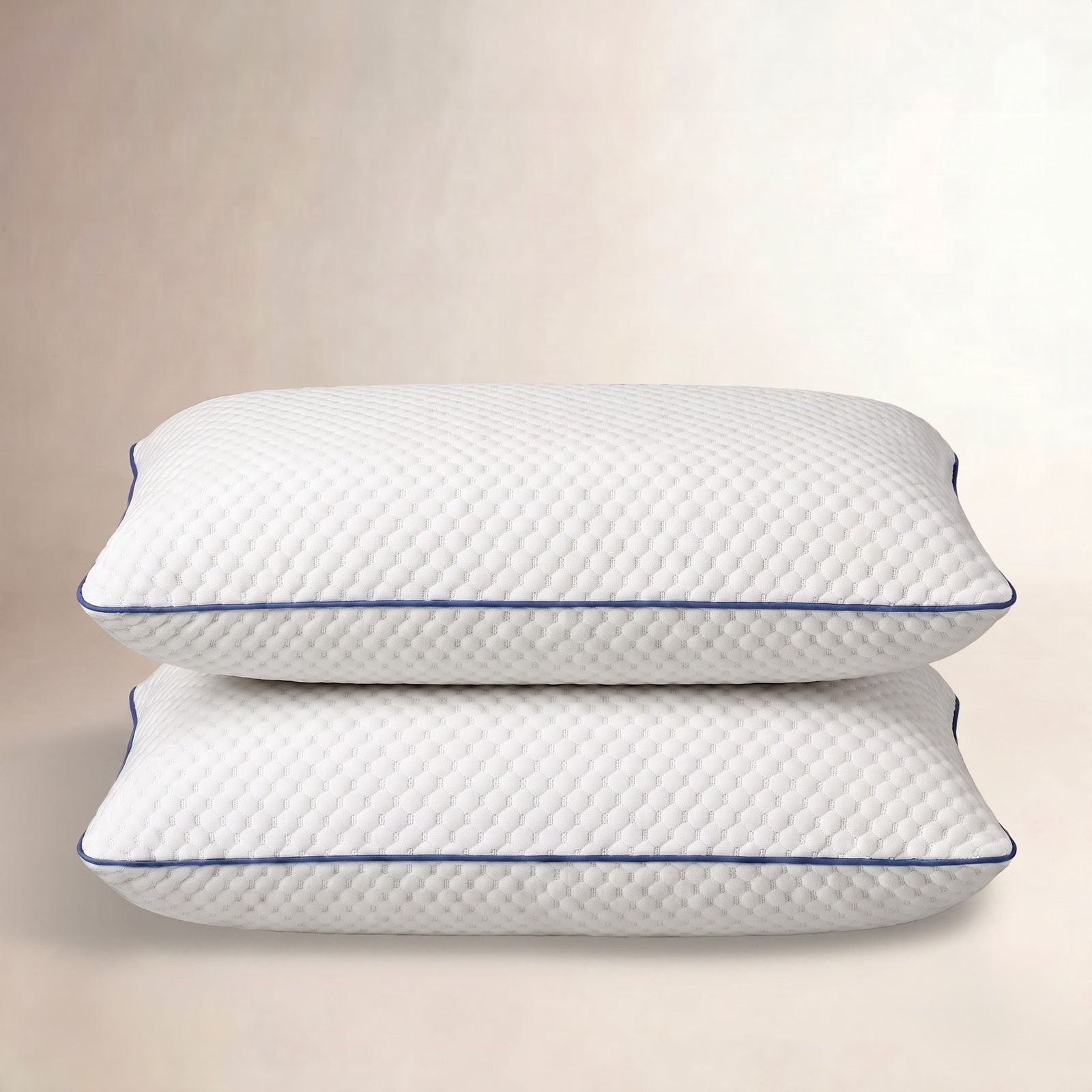 Plush Memory Foam Pillow, King, Plush, 2 - Pack
