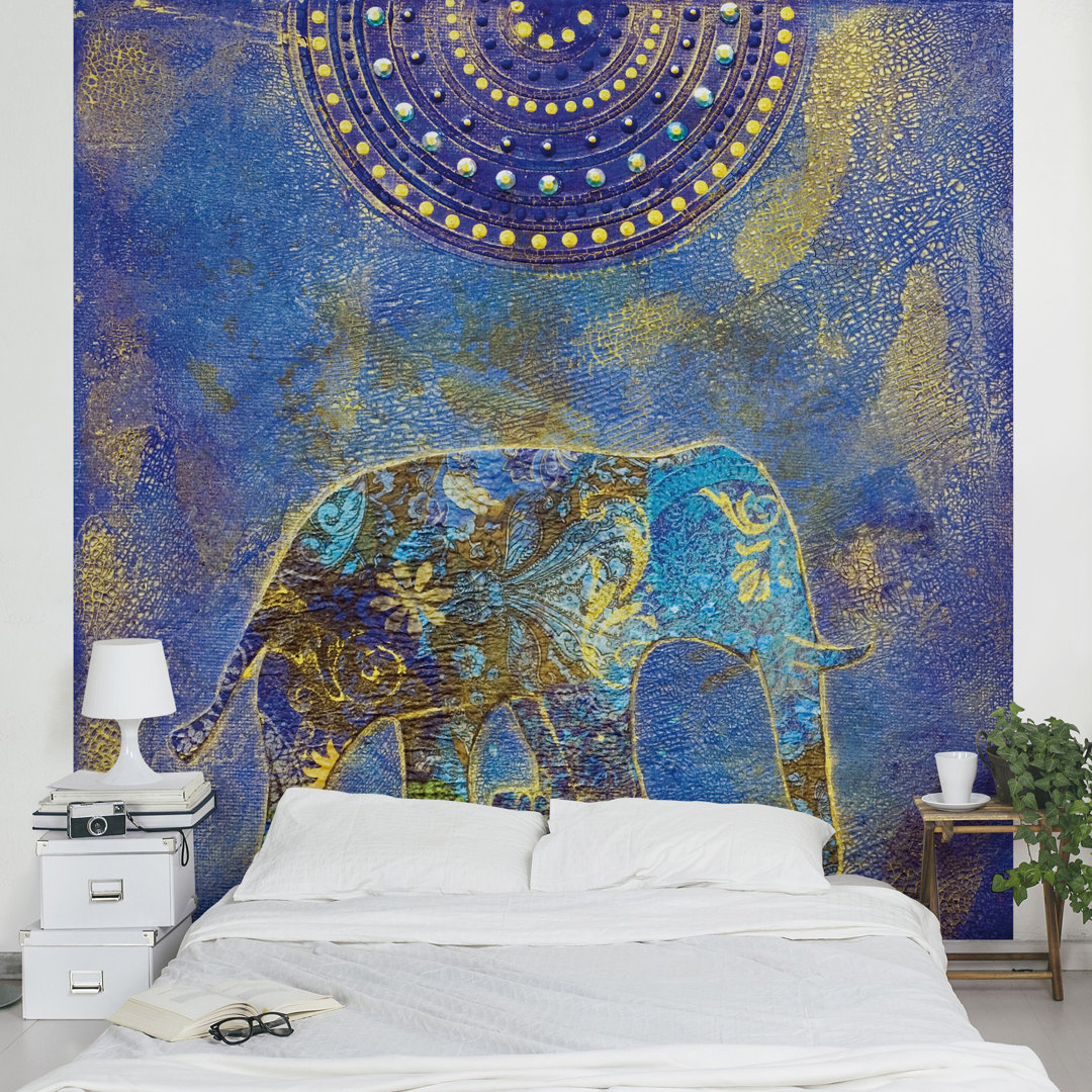Elephant in Marrakech 2.88m x 288cm Wallpaper Roll