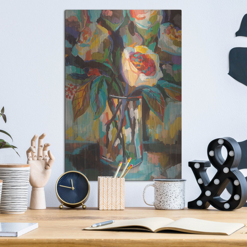 "Vitrail floral" par Jeanette Vertentes