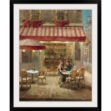 Winston Porter 'Paris Cafe I' Danhui Nai Painting Print & Reviews | Wayfair