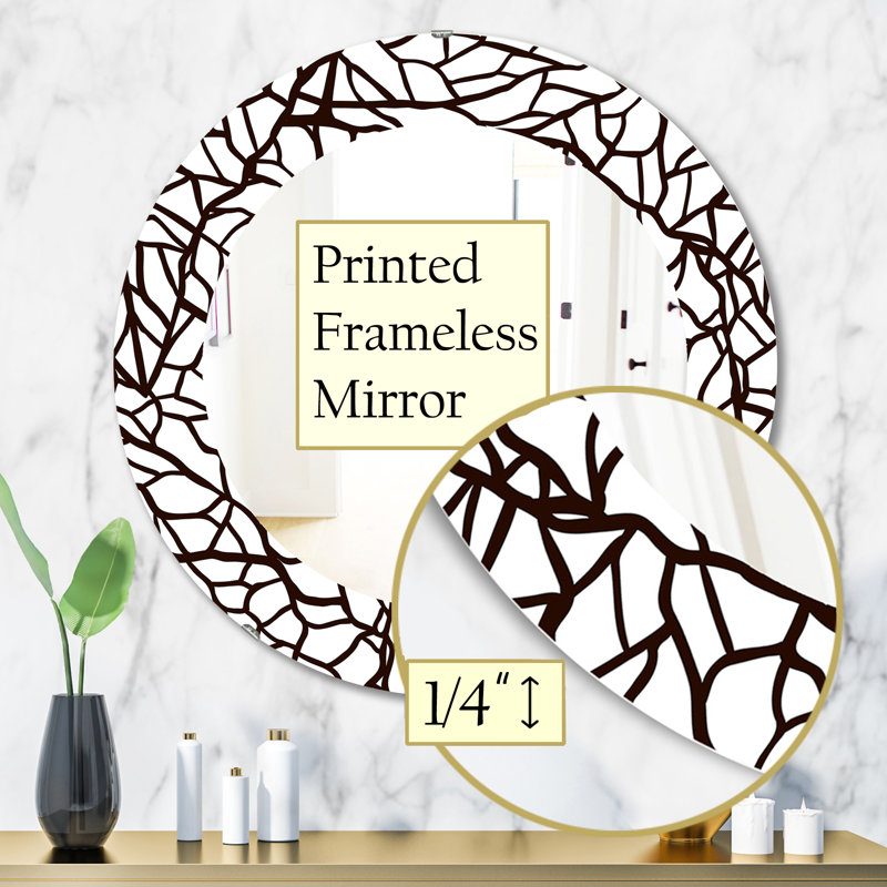Miroir mural scandinave 20, H 31,5 po x l po