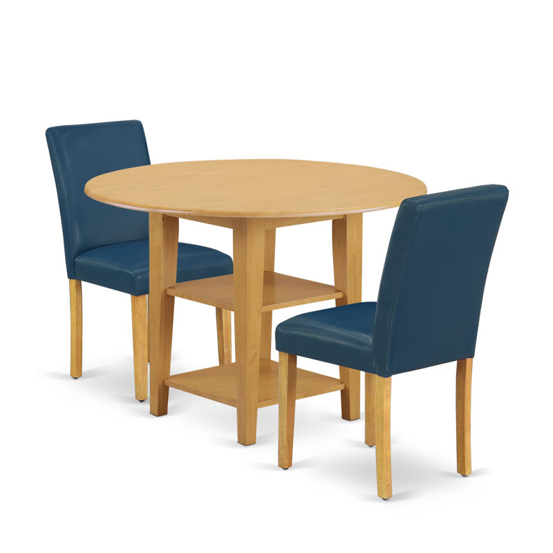 Ensemble de salle à manger Naresh, 1 Table + 4 Chairs, Oasis