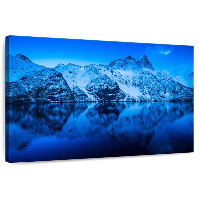 Alvord Blue Mountainscape, 20" H x 30" W