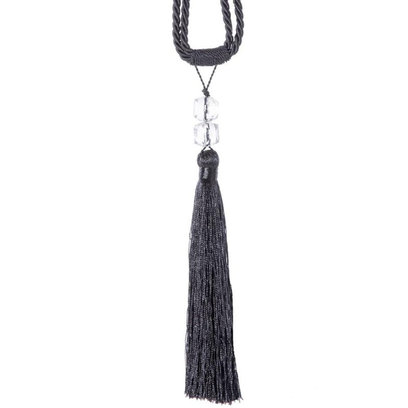 Goad Fabric 10cm Curtain Tieback, Steel