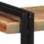  Étagère murale en bois massif multicolore récupéré, fer standard-184690466