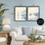 Ensemble de 2 cadres flottants Tides Of Freedom Voiliers, design par Novae-343573040-343573044