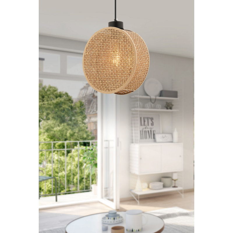 Lustre, H 9,45 po x l 3,54 po x P 8,66 po, Beige