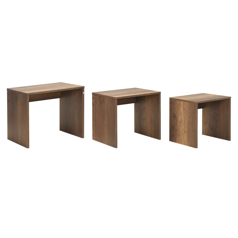 Ensemble de 3 tables gigognes