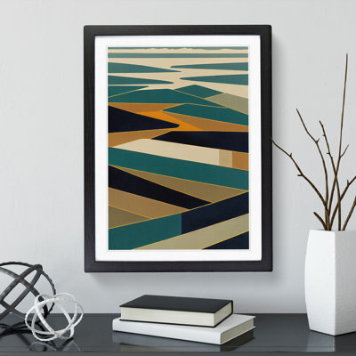 Shining Abstract Art - Framed Print