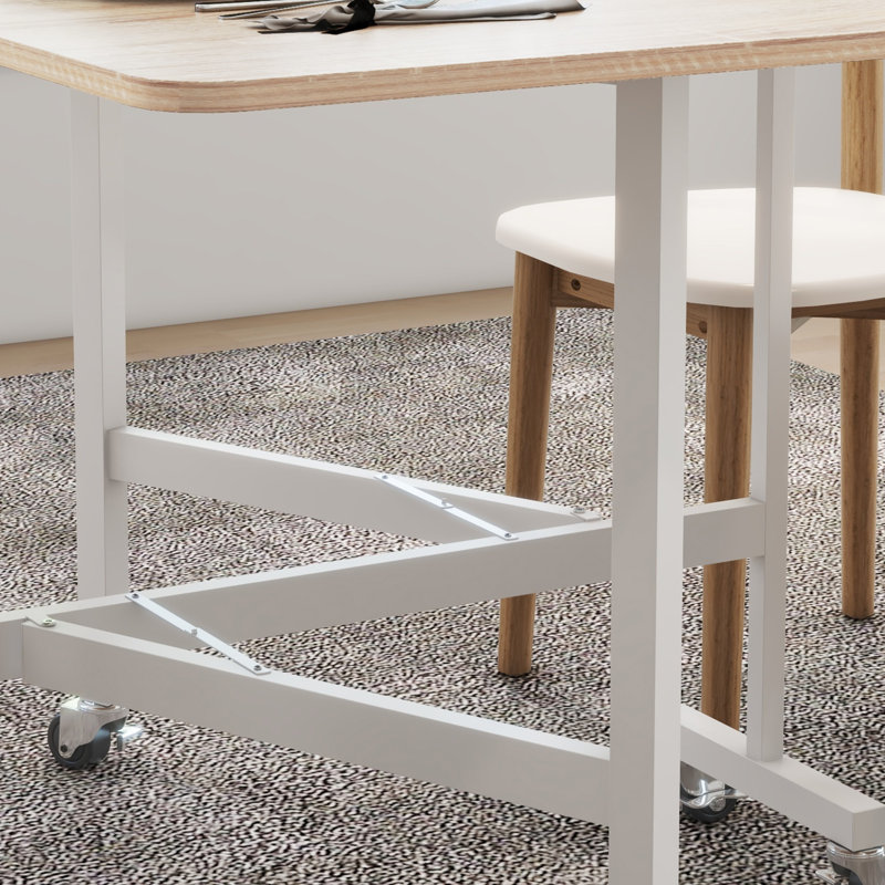 Mishea 120cm Rectangular Folding Table, Oak