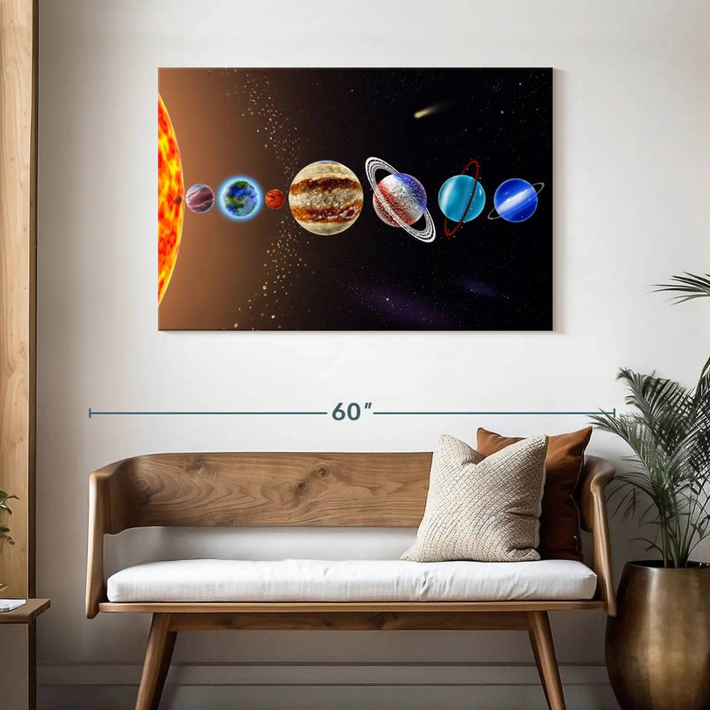 Oberle Planet Alignment, 30" H x 45" W