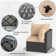 Graydin 6 - Person Patio Conversation Sets with Cushions