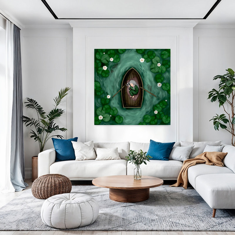Art contemporain, art mural contemporain, H 48 po x l 48 po