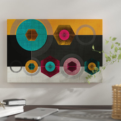 « geometric ii », impression sur toile