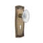 Prairie Plate with Decorative Keyhole and Crystal Victorian Knob-798969444