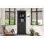 Tall Corner Cabinet with Doors for living room, bathroom,Dining Room or Kitchen,Black