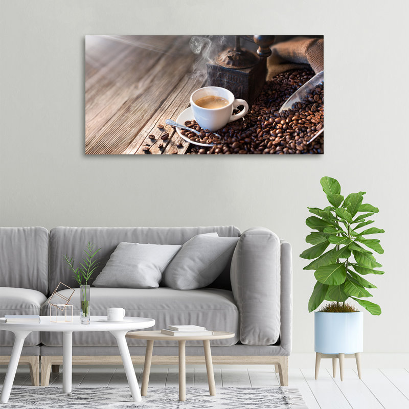 Morning Coffee - Wrapped Canvas Print
