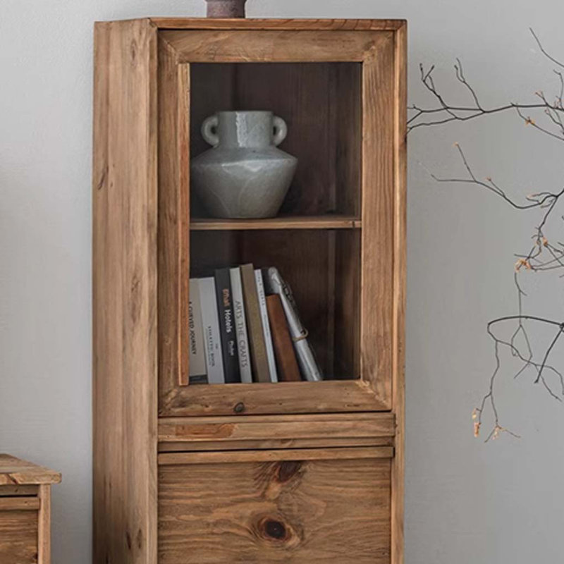 Bibliothèque en bois massif