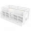 Lit mezzanine bas pour enfants avec tablettes multiples, aucun sommier nécessaire-1022301129