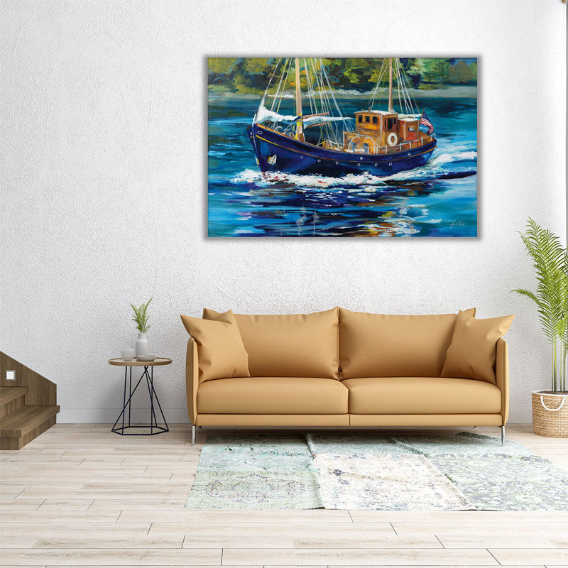 «Heading to the Show», reproduction d'art sur toile, H 40 po x l 60 po