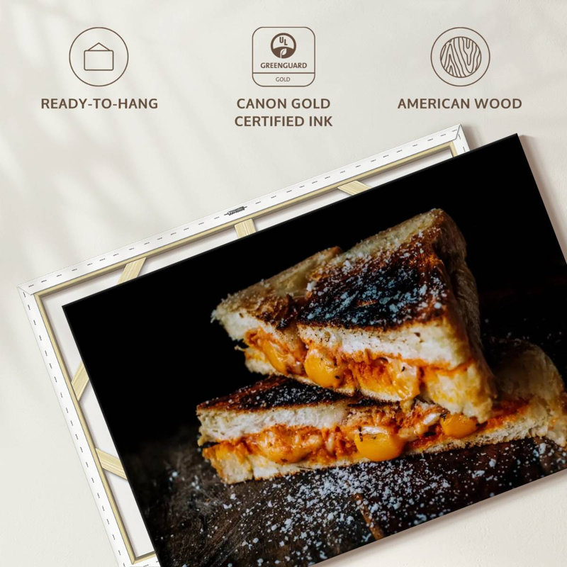 Yarlin Grilled Cheese, 8" H x 12" W