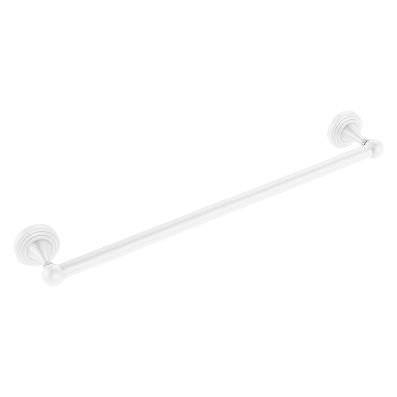 Barre à serviettes murale Godin, 24 po, Blanc mat