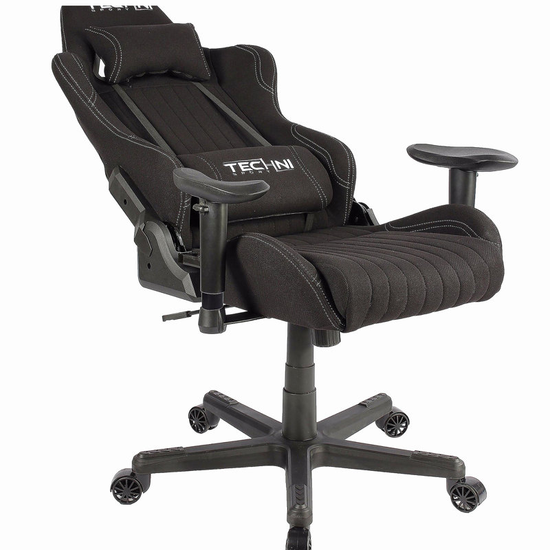Fauteuil de jeu ergonomique en tissu