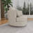 Upholstered Slipcovered Swivel Barrel Chair,Chenille Accent Chair With Pillows-119776315-135716057